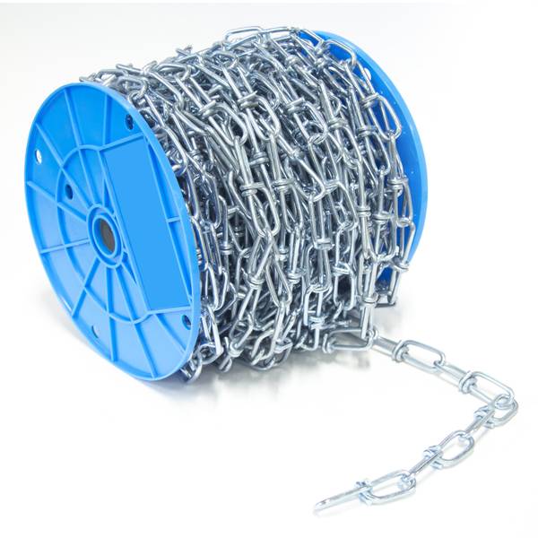 Photo of 3/0 x 100' Twist Link Tenso Machine Chain, Zinc-Plated
