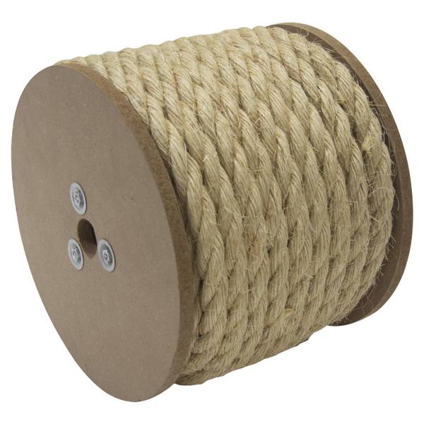 Photo of 3/4" x 100' Twisted Sisal Rope, Natural