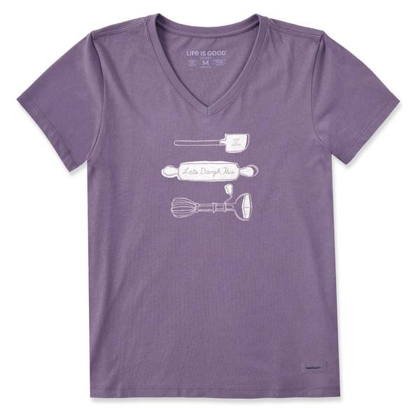 Photo of Women's Lets Dough This Short Sleeve Crusher Vee