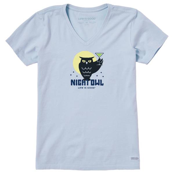 Photo of Women's Crafty Night Owl Short Sleeve Crusher Vee