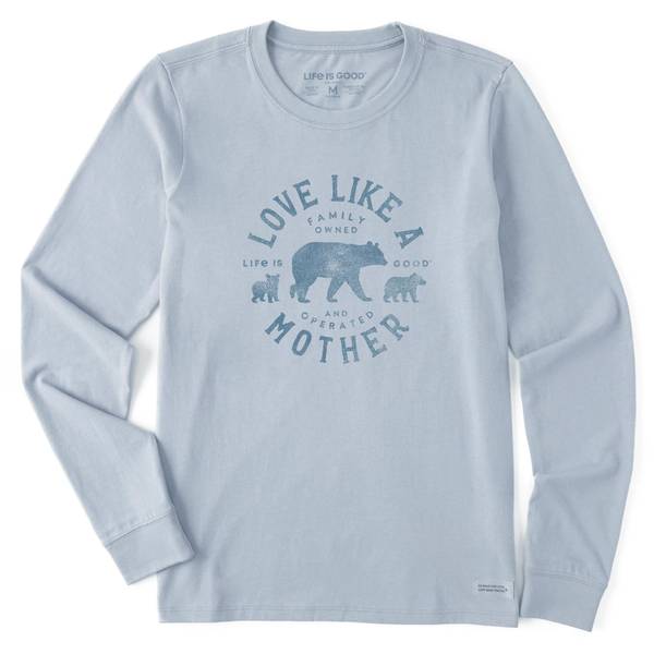Photo of Women's Love Like a Mother Bears Long Sleeve Crusher Tee