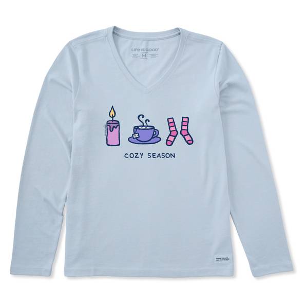 Photo of Women's Cozy Season Long Sleeve Crusher Vee