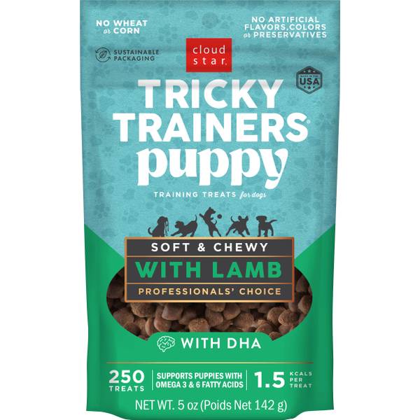 Photo of Tricky Trainers Puppy Treats, Lamb, 5 oz Bite-Sized Training Treats