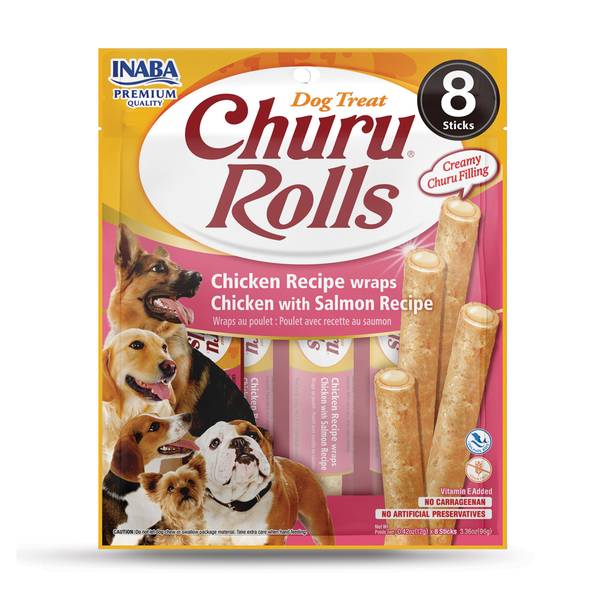 Photo of 8-Pack Rolls for Dogs, Chicken & Salmon