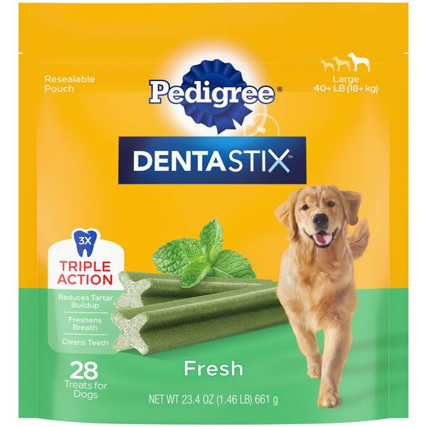 Photo of 28-Count Large Fresh Dentastix, Clinically Proven Dental Care