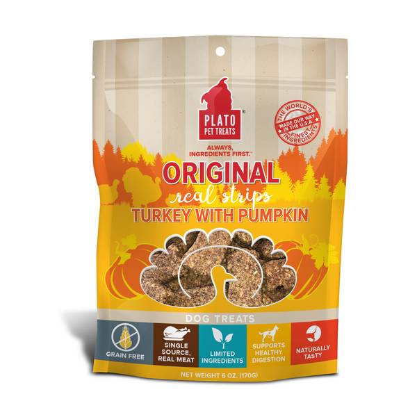 Photo of Original Real Strips Turkey & Pumpkin Treats, 6 oz