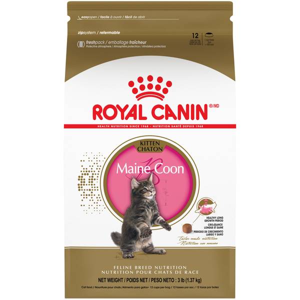 Photo of Maine Coon Kitten Dry Cat Food 3 lb, Formulated for Kittens