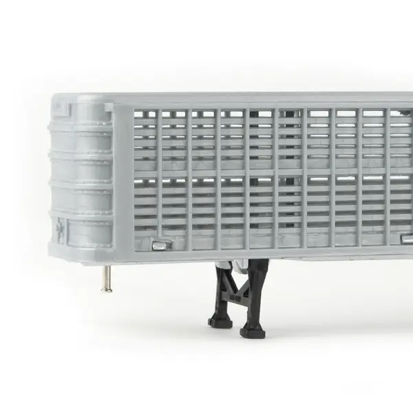 TURNPIKE LIVESTOCK TRAILER MAMMOTH ブリキ Tomy 1:64 Black Semi with Cattle Trailer Steer and Calf - 45967JD