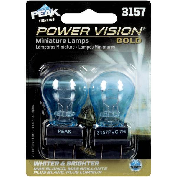 Photo of 2-Pack 3157 Power Vision Gold Miniature Bulbs