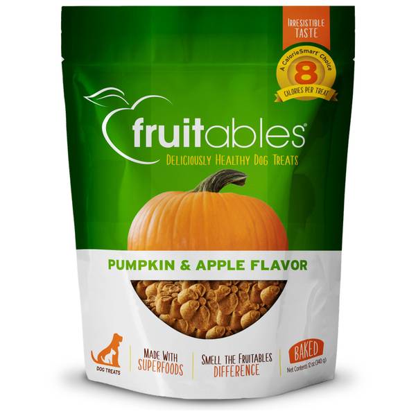 Photo of Pumpkin & Apple Crunchy Dog Treats, 12 oz, Irresistible Flavor