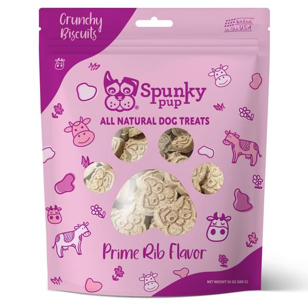 Photo of Prime Rib Crunchy Biscuit Dog Treats, 24 oz, All-Natural
