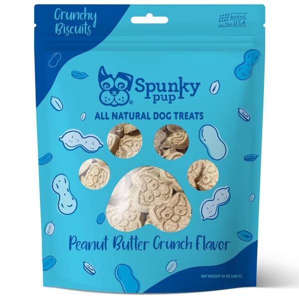 Photo of Peanut Butter Crunch Biscuit Treats, 24 oz, All-Natural Crunchy