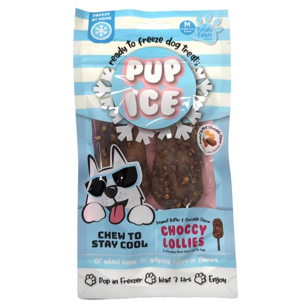 Photo of 2-Pack Peanut Butter Choccy Lollies Freezable Dog Chews