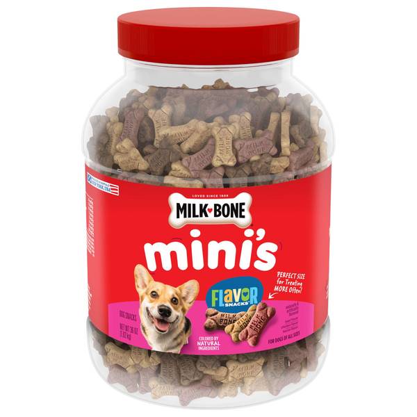 Photo of Flavor Snacks Crunchy Mini Dog Biscuits, 36 oz