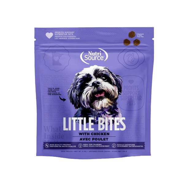 Photo of Little Bites Chicken Dog Treats, 6 oz, High-Quality Protein