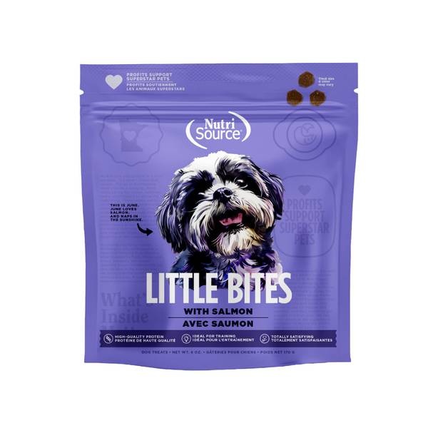 NutriSource Salmon Little Bites Dog Treats