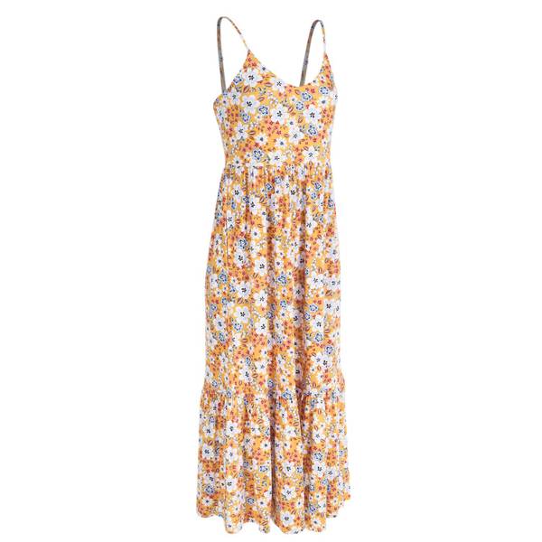CG | CG MS Spagh Strap Maxi Dress Blu Scroll - 000563M24S01