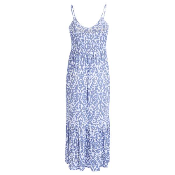 CG | CG MS Spagh Strap Maxi Dress Blu Scroll - 000563M24S01