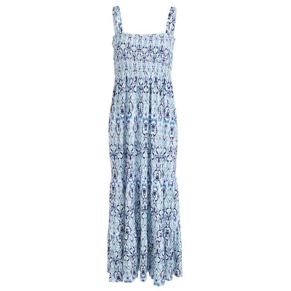 CG | CG MS Spagh Strap Maxi Dress Blu Scroll - 000563M24S01 CG | CG MS Spagh Strap Maxi Dress Blu Scroll - 000563M24S01