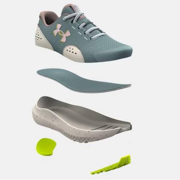 Under Armour Kids' Surge 4 Athletic Shoes - 3027108-323-3.5
