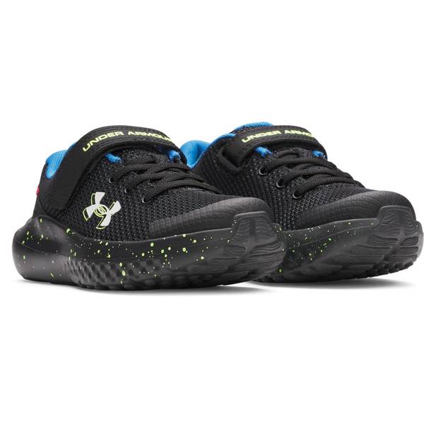 Under Armour Kid's Surge 4 Athletic Shoes - 3027104-006-10.5