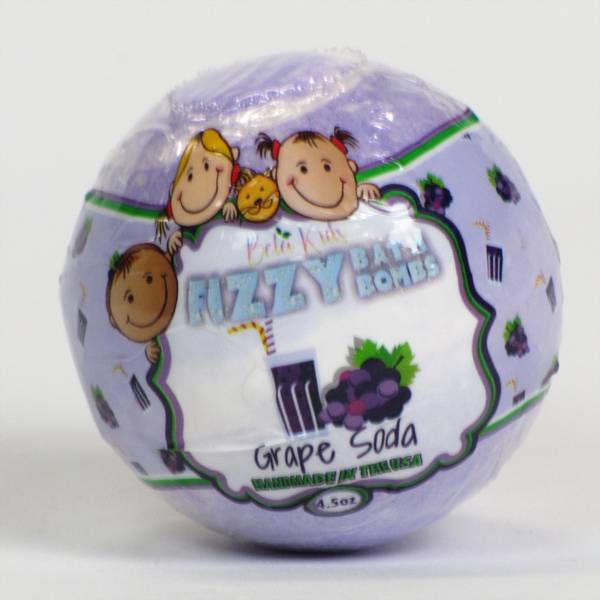 Photo of 4.5 oz Grape Soda Kids Bath Bomb
