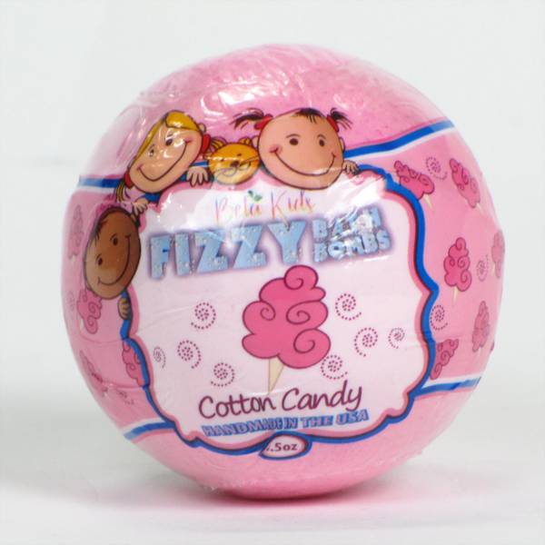 Photo of 4.5 oz Pink Cotton Candy Kids Bath Bomb
