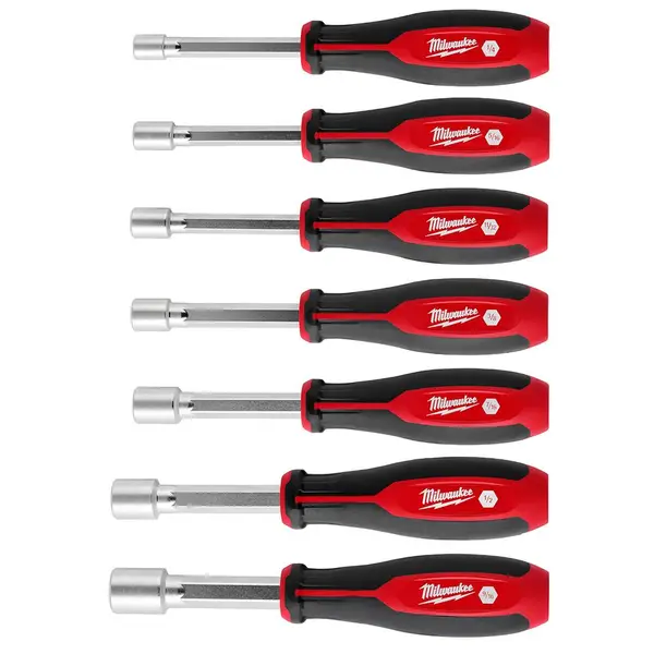 Milwaukee 7-Piece SAE HollowCore Magnetic Nut Driver Set - 48-22