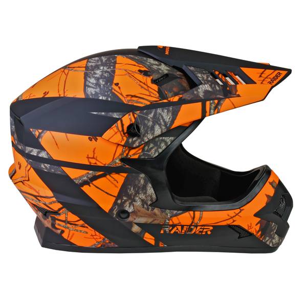 Raider Ambush V2 MX Camo Helmet for Adults - L - Mossy Oak Blaze