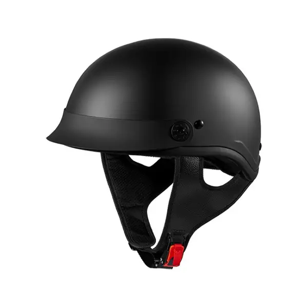 Fulmer Matte Black Half Helmet - 25-4084 | Blain's Farm & Fleet