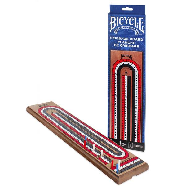 Photo of 3 Track Wooden Cribbage Board