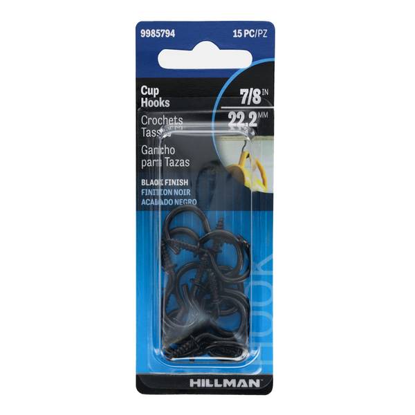 Photo of 15-Count 7/8" Cup Hooks