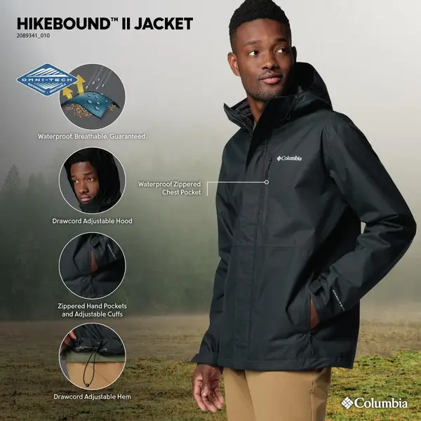 Columbia Men's Hikebound II Rain Jacket - 2089341010-S | Blain's