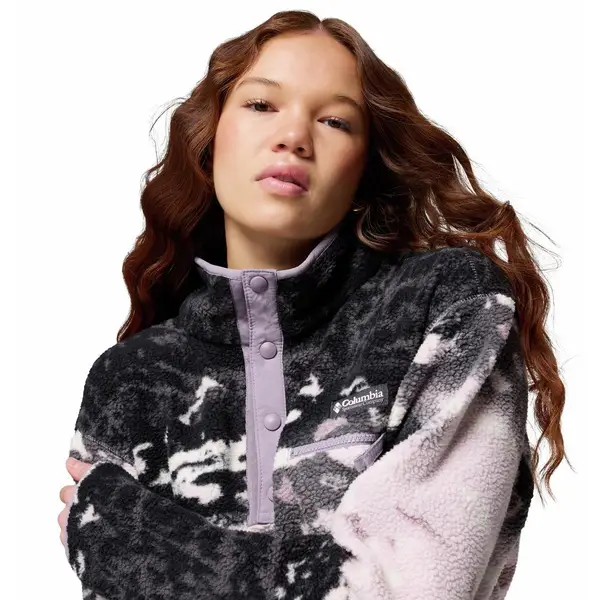Columbia Women's Helvetia II Printed Cropped Half Snap