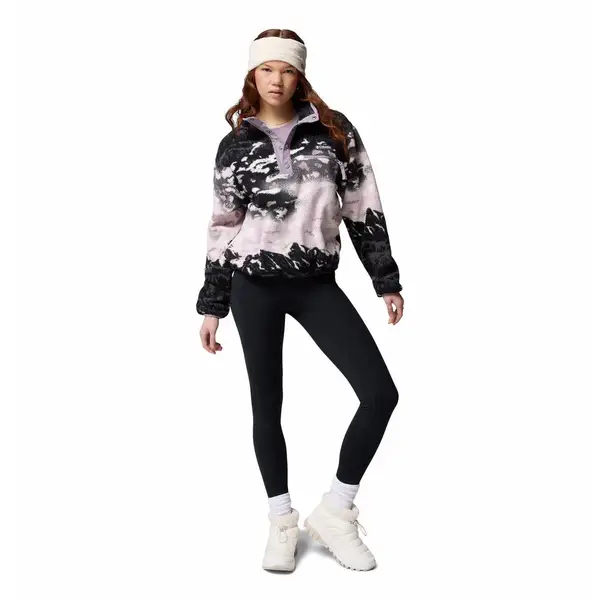 Columbia Women's Helvetia II Printed Cropped Half Snap