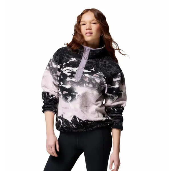 Columbia Women's Helvetia II Printed Cropped Half Snap