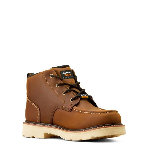 Ariat Women's Rebar Wedge Chelsea Waterproof Composite Toe Work Boot...
