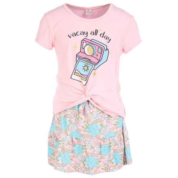 Photo of Girl's Vaca Top/Scooter Set
