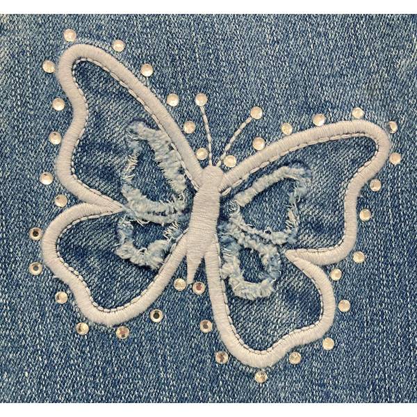 Squeeze Girl's Butterfly Boot Cut Jeans - 17774SKS25-7