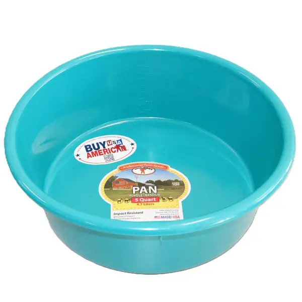 Little Giant 5 Qt. Plastic Utility Pan, Teal - P5TEAL6 | Blain's