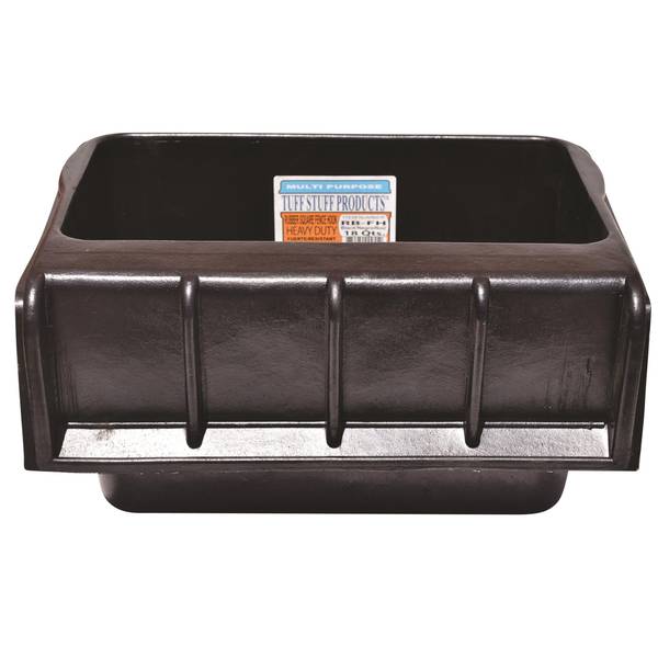 Photo of 18 Quart Square Rubber Fence Hook Feeder