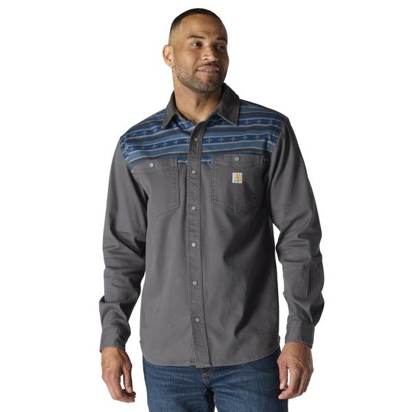 Photo of Men's Montana Rugged Flex Relaxed Fit Corduroy Long-Sleeve Shirt