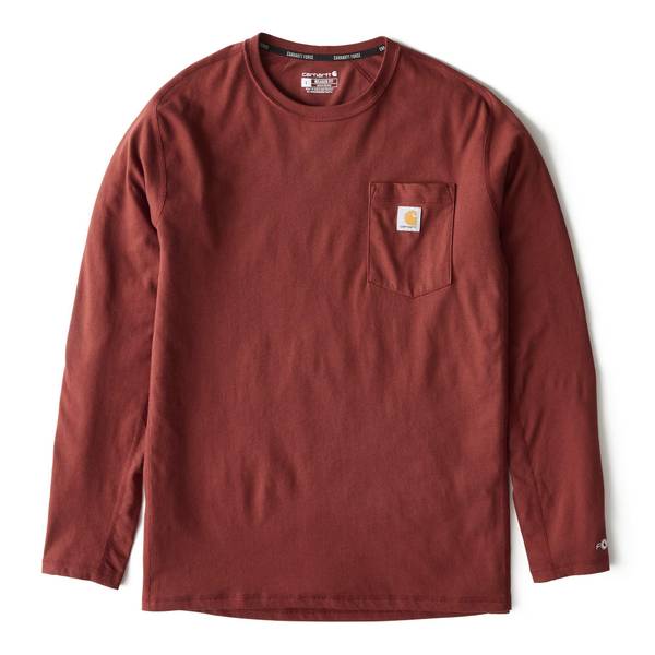 Carhartt Men's Force Relaxed Fit Midweight Long-Sleeve Pocket T