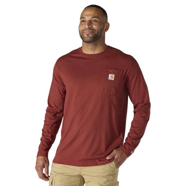 Photo of Men's Force Relaxed Fit Midweight Long-Sleeve Pocket T-Shirt