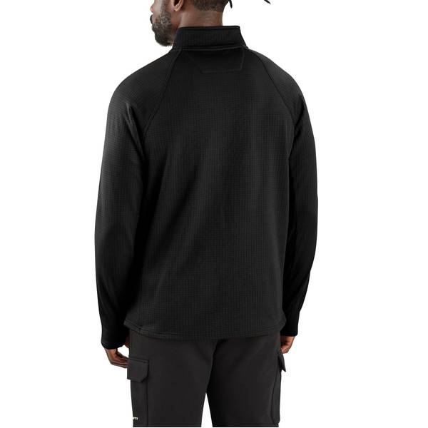 Carhartt Men's Force Relaxed Fit Mock Neck Half-Zip T-Shirt