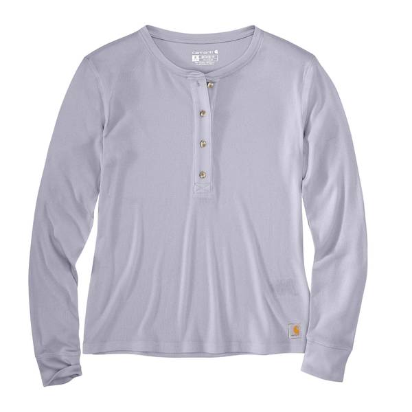 Photo of Women's TENCEL Fiber Series Relaxed Fit Long-Sleeve Ribbed Henley