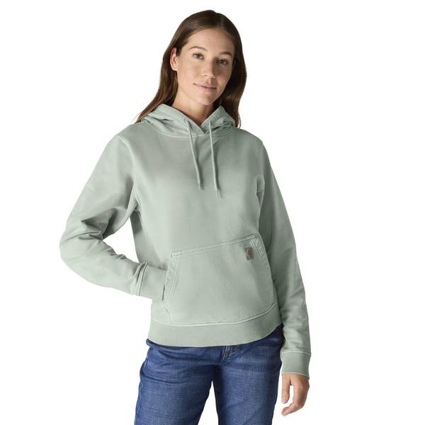 Photo of Women's Relaxed Fit Midweight Garment Dye French Terry Hooded Sweatshirt