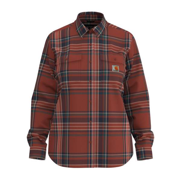 Photo of Women's TENCEL Fiber Series Relaxed Fit Plaid Shirt