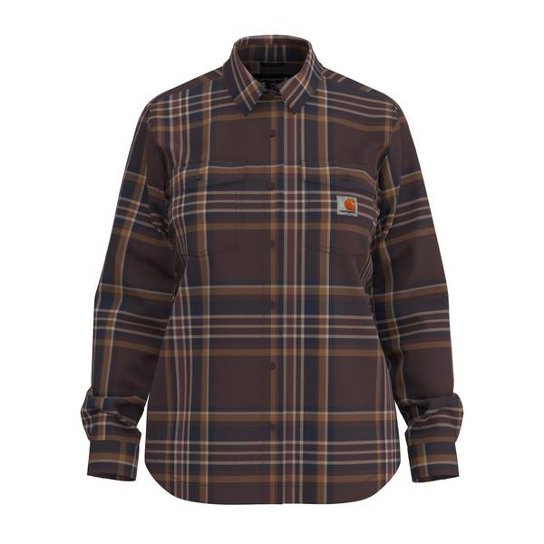 Photo of Women's TENCEL Fiber Series Relaxed Fit Plaid Shirt