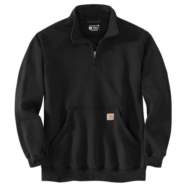 Photo of Men's Loose Fit Midweight Quarter-Zip Mock-Neck Sweatshirt